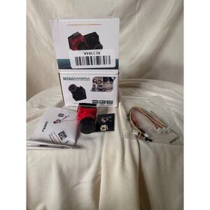 Mini Digital Video Camera RC3384A IP66 Day Night CCTV FPV Red 2.1mm Lens Kit
